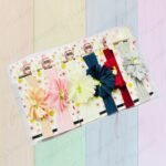 Flowers Theme Multi Color Head Bands for Kids (No. HA-81, MOQ 12)