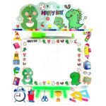 Stationery Set For Girls And Boys | Whiteboard with stand and Marker (No. No. 9924-2, MOQ 6) - Image 5