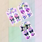 Kuromi and Cute Girl Cartoons Hair Clips for Kids (No. HA-47, MOQ 12)