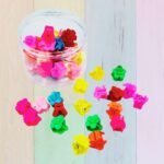 Flower Small Baby Hair Clutcher for Girls (No. HA-207, 50 pcs in Box)