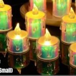 Small Shine Plastic LED Tea Light Candle | Pack of 24 Pcs (No. 3023)