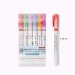 Linear Roller Color Pens Highlighters With 6 Different Curve Shapes (No. AP-06, MOQ 3) - Image 2