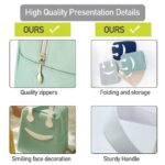 Smiley Lunch Bags Large Insulated  Lunch Tiffin Carry Bag for Office Travel School Picnic (No. SB-022, MOQ 6) - Image 4