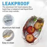 Smiley Lunch Bags Large Insulated  Lunch Tiffin Carry Bag for Office Travel School Picnic (No. SB-022, MOQ 6) - Image 3