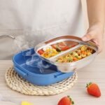 Pink and Blue Steel Lunch Box (No. 6123, MOQ 3) - Image 3