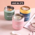 Portable Thermal Lunch Box with Spoon (No. 6713, MOQ 3)