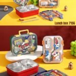 Stainless Steel Lunch Box with Handle (No. 7156)