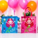 Multi-Purpose Reusable Hand Carry Bag - Mermaid Gifting Bags | Pack of 40 Pcs (No. D-1222) - Image 4