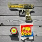 Metal Mouser Air Toy Gun with 100 BB Bullets & Dart Board for Kids (No. SB-106, MOQ 4) - Image 2