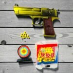 Metal Mouser Air Toy Gun with 100 BB Bullets & Dart Board for Kids (No. SB-106, MOQ 4) - Image 3