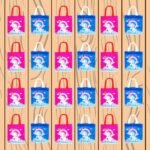 Multi-Purpose Reusable Hand Carry Bag - Unicorn Gifting Bags | Pack of 40 Pcs (No. D-1223) - Image 2