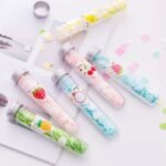 Flower Design Tube Shape Bottle Paper Soap Clean Soft Bath | Pack of 24pcs (No. 101) - Image 2