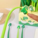 Dino silicone signature pen for Home School Office Supplies, shake Gel pen,0.5mm (MOQ 12) - Image 3