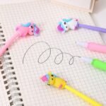 Unicorn silicone signature pen for Home School Office Supplies, shake Gel pen,0.5mm (MOQ 12) - Image 4