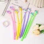 Unicorn silicone signature pen for Home School Office Supplies, shake Gel pen,0.5mm (MOQ 12) - Image 5