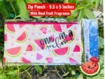 Pencil Pouch with Real Fruit Fragrance (No. D-1257, Assorted Design, MOQ 6) - Image 3