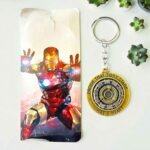 Iron Man Metal Revolving Keychain (No. KC-03, MOQ 4)