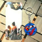 Flying Superman Metal Revolving Keychain (MOQ 4)