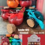 Premium Jar-Shaped Scented Candles (Pack of 12, No. 1012)