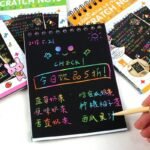 Craft Paper A6 Rainbow Scratch Book Writing Accessory (No. SB-007, MOQ 12) - Image 2