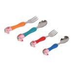 Unicorn Spoon and Fork Cutlery set for Babies and Kids - Stainless Steel (No. CS-6599, MOQ 4) - Image 2