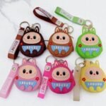 Cute Silicon Labubu Sling Bag Assorted Colors (No. SB-070, MOQ 6)