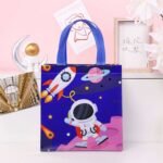 Multi-Purpose Reusable Hand Carry Bag - Astronaut Gifting Bags | Pack of 40 Pcs (No. D-1220) - Image 3