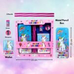 Unicorn Stationery Kit For Kids | 6 In 1 Cartoon School Items (MOQ 3) - Image 2