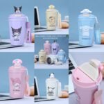 Kuromi Steel Tumbler with Strap 480ml (No. 6002, Assorted Color, MOQ 2)