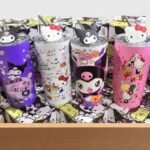 Kuromi Hello Kitty Stainless Steel Tumbler 600ml (No. 7104, MOQ 2)