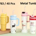 Stainless Steel Metal Tumbler Large Capacity 1000ml (No. 8783, MOQ 2)