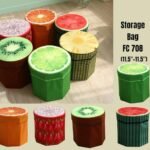 Fruit Design Storage Box Folding Seat (No. FC 708, MOQ 3)