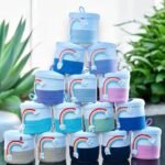 Rainbow Cotton Rope Woven Storage Box 10x7 inch (Model No. 30, Assorted Color)