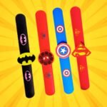 Superhero Slap Bracelets Bands For Kids | Return Gifts (No. TY-501, MOQ 12)