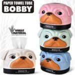 Tissue Cover Tissue Box Cartoon Lovely Dog Shape Tissue Holder (Assorted Prints) - Image 2