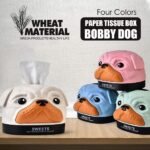 Tissue Cover Tissue Box Cartoon Lovely Dog Shape Tissue Holder (Assorted Prints) - Image 3