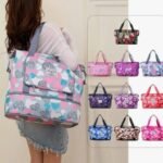 Travel Foldable Mix Colors Printed Bag (MOQ 4)
