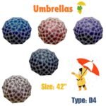3 Fold Manual Open Satin Printed Umbrella, Rain and Sun Protective (Design 04)