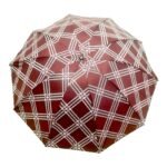 3 Fold Manual Open Satin Printed Umbrella, Rain and Sun Protective (Design 04) - Image 3