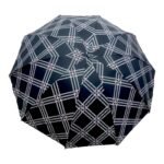 3 Fold Manual Open Satin Printed Umbrella, Rain and Sun Protective (Design 04) - Image 4
