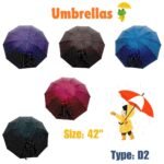 3 Fold Manual Open Satin Printed Umbrella, Rain and Sun Protective (Design 02)