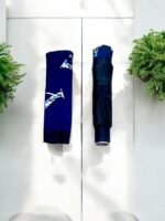 3 Fold Manual Open Satin Printed Umbrella, Rain and Sun Protective (Design 02) - Image 2