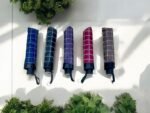 3 Fold Manual Open Satin Printed Umbrella, Rain and Sun Protective (Design 02) - Image 3