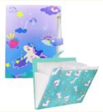 Unicorn Button File Folder with Button Lock (No. 3021, Assorted Color, MOQ 4) - Image 2