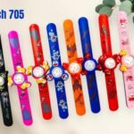Kids Cartoon/Characters Wrist Band with Spinning & Analog Watch for Kids Return Gift for Kids (No. 705, MOQ 12)