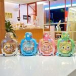 Bear Shaped Water Bottle With Straw With Strap l 1000ML (Random Color, Model No 1988, MOQ 2) - Image 2