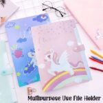 Unicorn Button File Folder with Button Lock (No. 3021, Assorted Color, MOQ 4) - Image 4
