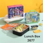 Bento Stainless Steel Bag Style Lunch Box 3 Compartment (No. 2677, MOQ 3)