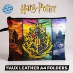 A4 Size Harry Potter Durable Faux Leather Pouch (No. D-1293, MOQ 4) - Image 4