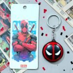 Marvel Comics Deadpool Metal Revolving Keychain (MOQ 4)